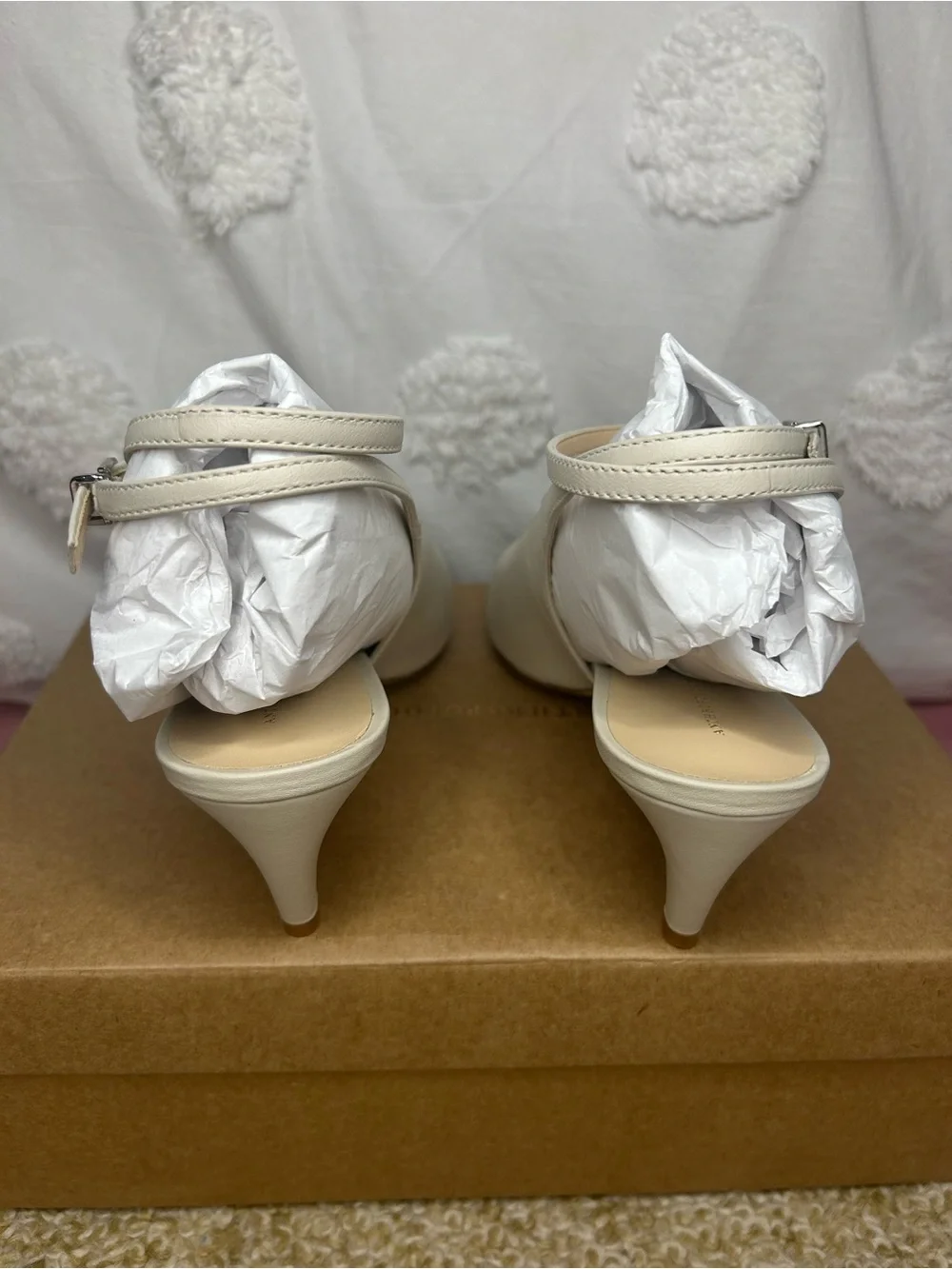 Anthropologie Ankle-Wrap Kitten Heels